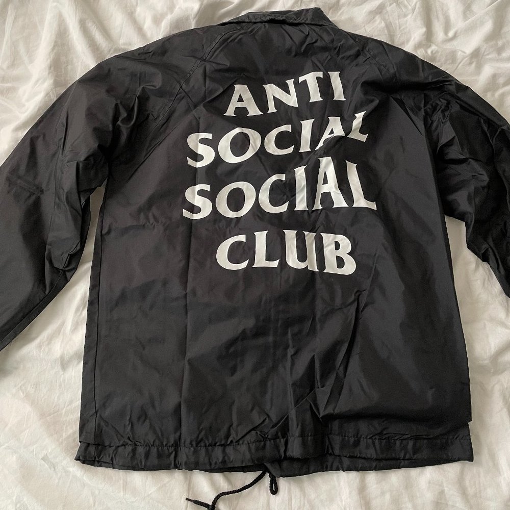 Anti Social Social Club Black Coaches Jacket Small